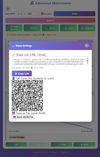 Share settings with QR code for students