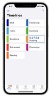 Timelines Time Tracking screenshot 1