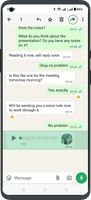 Select Voice Note and Click Forward