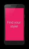 Full-screen presentation with colorful styles
