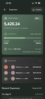 Expences page