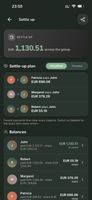 Settlement page