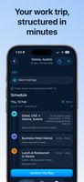 Your work trip, structured in minutes