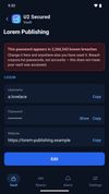Breach monitoring names the exact item and how many times the password has appeared