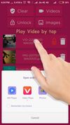 Play video on tap of list item