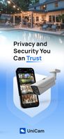Privacy and security-focused monitoring with UniCam.