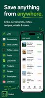 Save anything from anywhere. links, recipes and more