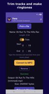 Trim tracks and make ringtones