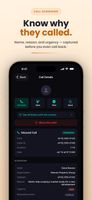 Vera screens inbound calls and shows the conversation in real time.