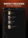 Weekly releases: Never miss a new Wednesday release.