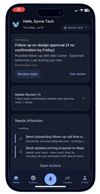 Needs Attention dashboard

A focused view of overdue follow-ups, waiting items, recurring responsibilities, and other open loops that may need action.
