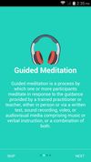 VR Guided meditation App screenshot 1