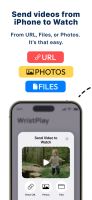 Send videos from URLs, Files, or Photos in just a few taps. Import your media quickly from your iPhone.