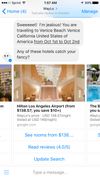 Booking a hotel through Facebook Messenger. Couldn't be easier. 