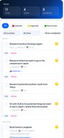 set tasks to keep you on track 