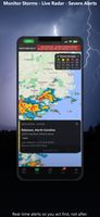 Live radar - multiple layers including power outage map.