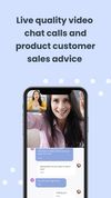 Video chat screen