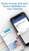 Create Your Website Instantly through our website builder with an online store app. Build, create, update and manage your website through your smartphone, laptop, or desktop in an easy, hassle-free way.