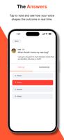 Each WSID poll offers clear, multiple-choice answers that users vote on. Instead of sifting through replies, you get an organized snapshot of how people actually think.