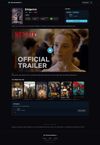 Title page showing streaming availability, ratings, trailer, and related shows