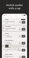 Switch modes with a tap