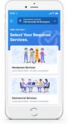 Choose the type of service you need a handyman for.