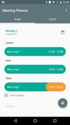 World Clock Meeting Planner screenshot 1