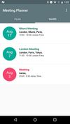 World Clock Meeting Planner screenshot 3