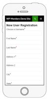 WP-Members screenshot 2