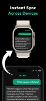Sync your chats instantly across your devices. Start on iPhone and keep going on Apple Watch.