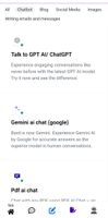 Chatbot (ChatGPT, Gemini, Pdf Ai)
