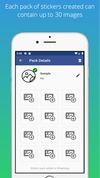 You can create a sticker pack for WhatsApp, with up to 30 different stickers
