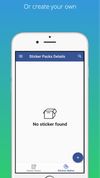 Import images and create your own sticker pack.