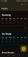 YA Habit Tracker screenshot 1