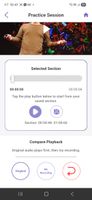Compare your recording with the original audio.