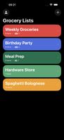Manage your shopping lists