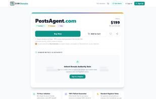 $199 Domains screenshot 1