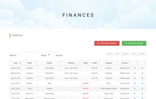 Add bank accounts, categories, currencies and starting balances. Plus, track and manage income and expenses.