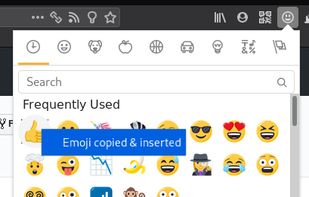 Select any emoji directly from your browser with this emoji picker.