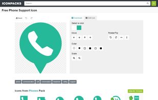 Editor features: Set colors, rotate, scale, flip and more