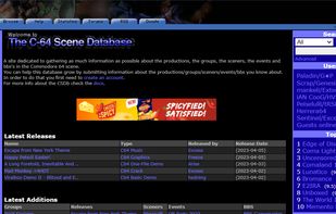 [CSDb] The Commodore 64 Scene Database screenshot 1