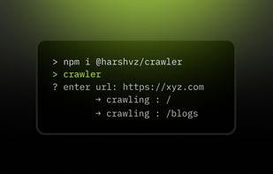 @harshvz/crawler screenshot 1