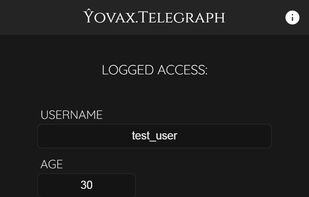 Yovax.Telegraph screenshot 1