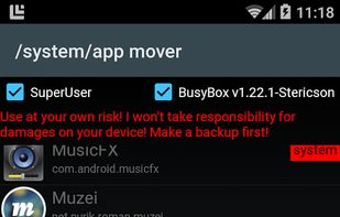 /system/app mover screenshot 1