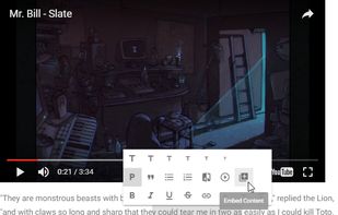 (Un)colored includes classic & standard word processor tools like Bold, Italic, Links, etc., but also Web-oriented tools like videos from YouTube, Vimeo, Dailymotion, and even Twitch livestreams.
You can even include any type of embed content to your documents like SoundCloud tracks, Facebook posts, etc. thanks to the Embed Content tool !
You want to express how :joy: your sentence is ? No problem, (Un)colored support emojis :smirk: :thumbsup: