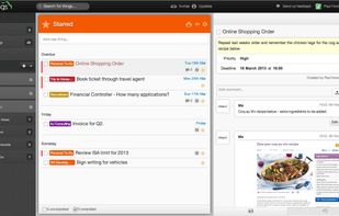 Online Web App - Dashboard view.
