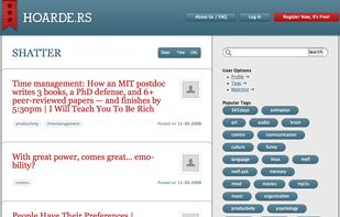 hoarde.rs screenshot 1