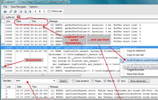 LogExpert screenshot 1