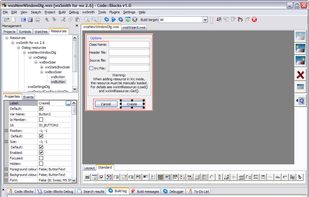 wxSmith screenshot 1