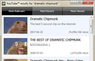 Integrated YouTube player - search and play YouTube videos directly from UMPlayer